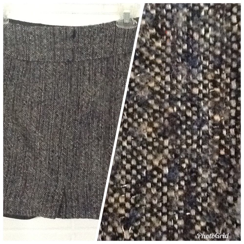 Willi‎ Smith Vintage Wool Blend Multi Color Tweed Skirt